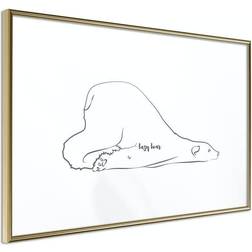 Arkiio Affisch Lazy Bear [Poster] 30x20 Poster